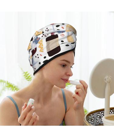Super Absorbent Microfiber Hair Towel Wrap for Women - Quick Dry Coral Velvet Hair Cap for Long Curly & Thick Hair - Buy Online on GoSupps.com