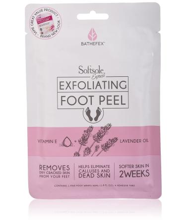 1000 Hour One Size Bathefex Softsole Express Exfoliating Foot Peel