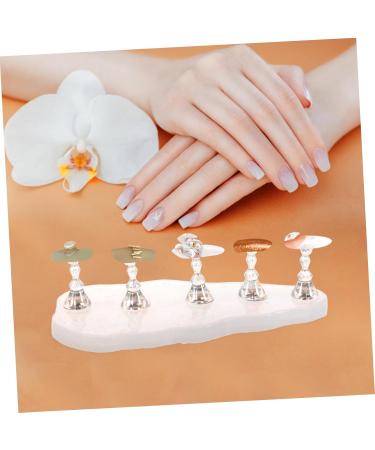 HONMEET 1 Set Nail Stuff for Acrylic Nails Nail Art Kits Nail Stands Nail Holder for Painting Nails Press on Nail Stand Fake Nail Holder Nail Practice Stand Magnet Portable Nail Set - Buy Online on GoSupps.com