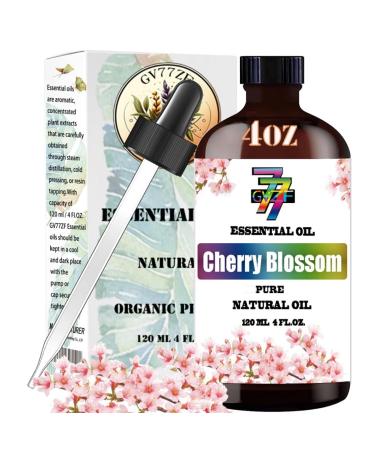 Cherry Blossom Essential Oil (4 oz/120 ml) - Cherry Blossom Oils Used in diffusers humidifiers Home Baths Cleaning Products Yoga DIY Soaps and DIY Scented Candles