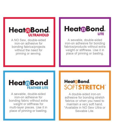 HeatnBond UltraHold Iron-On Adhesive - 7/8x10 Yards - Black - Buy Online on GoSupps.com