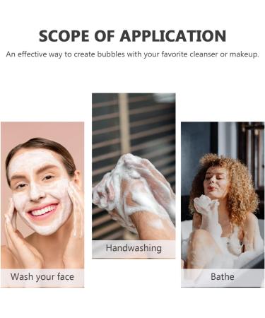 minkissy Face Foam Maker Face Wash Foamer Foam Maker Marshmallow Whip Maker Skin Care Deep Skincare Cleaner Tools for Travel Household Pink - Buy Online on GoSupps.com