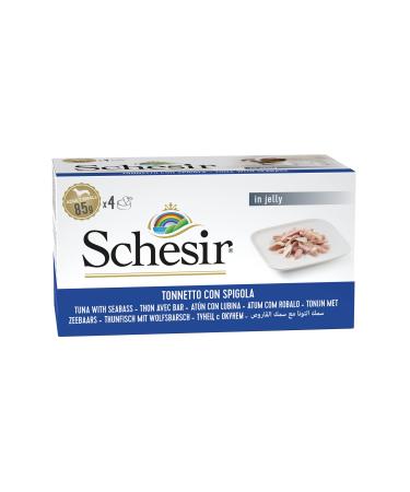 Schesir Dog Tuna with Perch Wet Dog Food 6 x 4 cans x 85 g