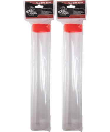 Monster Protectors Red Prism Playmat Tube 2-Pack - Easy Access Design, Non-Rolling Storage for Play Mats - Buy Online on GoSupps.com