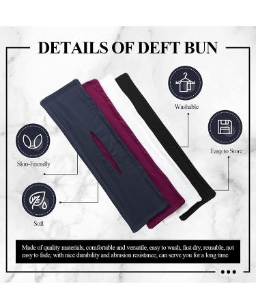 4-Piece Magic Cloth Hair Clips - Deft Bun Maker & Flexible French Hairstyle Accessories for Girls - Buy Online on GoSupps.com