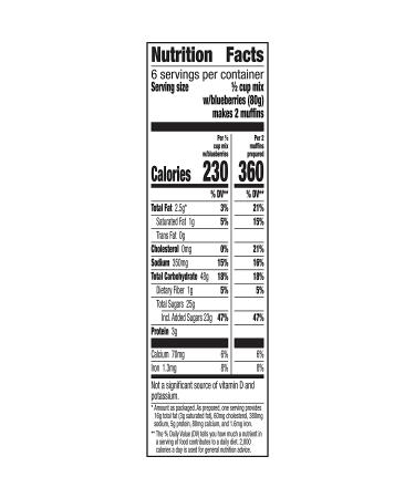 Betty Crocker Wild Blueberry Muffin & Quick Bread Mix 16.9 oz - Delicious Homemade Baking Solution - Buy Online on GoSupps.com