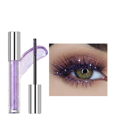 lyanny lyanny Glitter Mascara for Women - Waterproof - For Eye Makeup - Quick-Drying and Pigmented - For Party Makeup