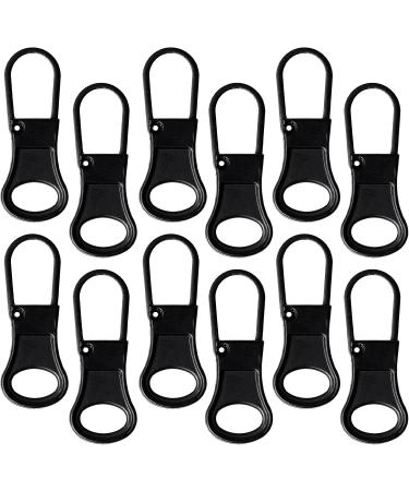 Ouligay 12-Piece Metal Zipper Pull Tabs for Jackets Jeans Luggage | Removable Replacement Zippers - Buy Online on GoSupps.com