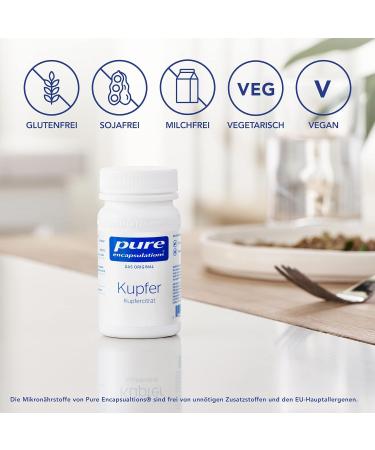 Pure Encapsulations Copper Citrate - 60 Vegan Capsules | Trace Element Copper Supplement for Optimal Health - Buy Online on GoSupps.com