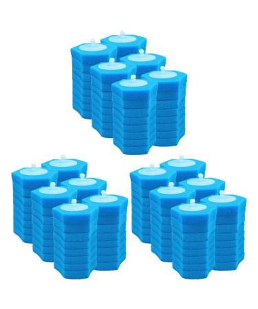 Baglaum Disposable Toilet Cleaning System Disposable Toilet Flushable Refill Brush Flushable Refills - 144 Refills