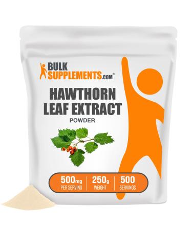 BULKSUPPLEMENTS.COM Hawthorn Leaf Extract Powder - Hawthorn Leaf - Heart Health Supplements - Hawthorn Extract (250 Grams - 8.8 oz) 8.81 Ounce (Pack of 1)