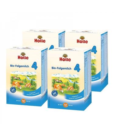 Holle Organic Follow-on Milk 4 from 12 months pack of 4 (4 x 600 g) - Buy Online on GoSupps.com