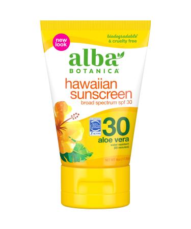 Alba Botanica Natural Hawaiian Sunscreen SPF 30 4 oz (113 g)
