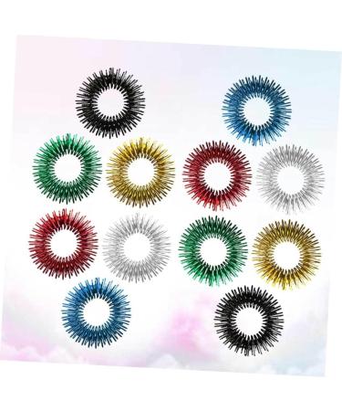 Buy Healvian 24 STK Finger Massage Roller Set - Noiseless Acupressure Rings for Stress Relief | International Shipping Available - Buy Online on GoSupps.com