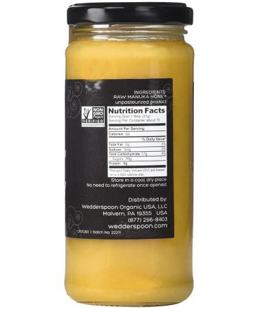 Buy Wedderspoon Kfactor 12 Manuka Honey 11.5 OZ - Premium Raw Honey for Health - Buy Online on GoSupps.com