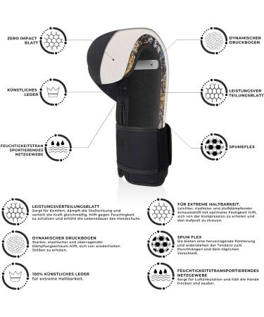 AQF Boxing Gloves - Premium Leather MMA Gloves for Men Women & Kids | Kickboxing Muay Thai Martial Arts | 4-16 oz Options - Buy Online on GoSupps.com