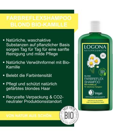 Logona Farbpflege Shampoo Kamille 250 ml - Buy Online on GoSupps.com