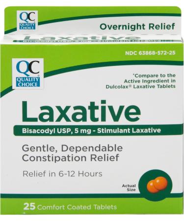 Quality Choice Constipation Relief Bundle with Enema Twin Pack Sodium Phosphates Rectal Solution and Bisacodyl 5mg Comfort Coated Stimulant Laxative Tablets for Gentle and Effective Overnight Relief - Buy Online on GoSupps.com