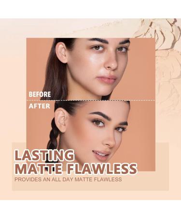 LXCJZY Matte Wet and Dry Powder Matte Perfection Pressed Powder Lasting Waterproof Makeup Pressed Powder Waterproof Long Lasting Finishing Powder Oil Control Face Pressed Powder (02 10g) 02 10 g (Pack of 1) - Buy Online on GoSupps.com
