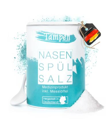 120x nasal rinse salt (loose) incl. measuring spoon 300g refill pack XXL Salt for the nasal douche Tampen hygiene cold