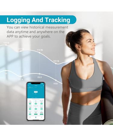 Bluetooth Smart Body Fat Weight Scale with App, 396 lbs - Black - Buy Online on GoSupps.com