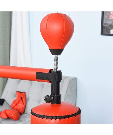 Soozier Boxing Bag Freestanding Punch Bag with Reflex Bar  Gloves  Rotating Flexible Arm  Speed Ball  Waterable Base for Adult & Kids - Buy Online on GoSupps.com