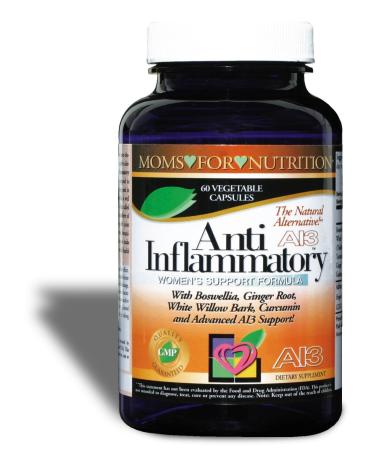 All-Natural Anti-Inflammatory Essential Synergy Women's Support Formula by Moms for Nutrition with a Proprietary Blend of Herbs, Enzymes and Botanicals for Inflammation-Induced Pain, 60 Count