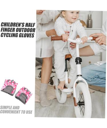 Melistes Kids Bike Gloves - 3 Pairs of Elastic Nylon Fitness & Winter Riding Accessories for Girls - Perfect for Cycling & Fishing - Buy Online on GoSupps.com