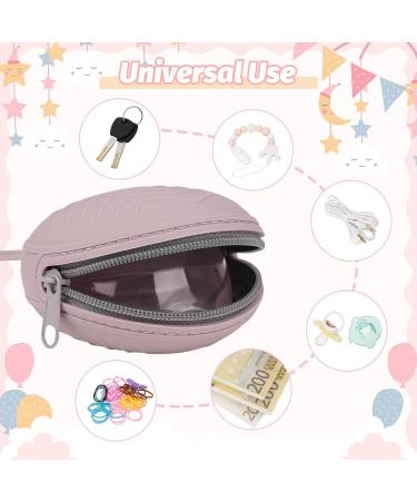 Yamitora 6-Piece Pacifier Storage Box Set Silicone & Transparent - Portable for Baby Girls & Boys - Perfect On-the-Go Solution - Buy Online on GoSupps.com