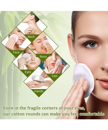 ProCIV Reusable Makeup Remover Cotton Pads 18-Pack - Organic Bamboo, Washable, Eco-Friendly, for All Skin Types - Includes Laundry Bag - Woman's Gift - Buy Online on GoSupps.com