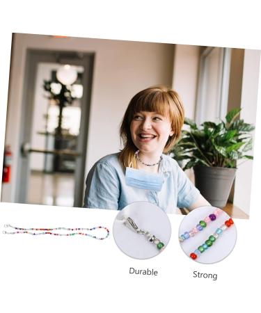 Buy Hapinary Adjustable Glasses Mask Chain - 2 STK Bead Lanyard Portable & Multifunctional Design for Eyeglasses & Masks - International Shipping Available - Buy Online on GoSupps.com