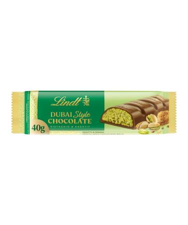 Lindt - Barre DUBAI STYLE CHOCOLATE - Lait Pistache Kadaif 40g Barre 40g