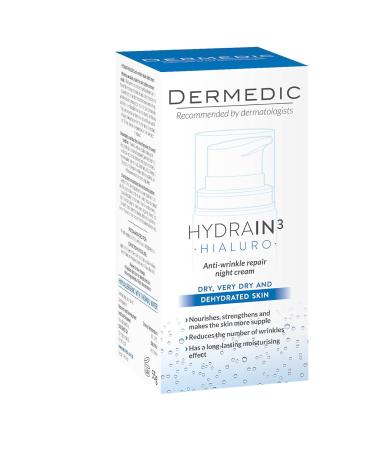HYDRAIN3 HIALURO Anti-Wrinkle Repair Night Cream - Rejuvenate Your Skin Overnight | International Shipping Available - Buy Online on GoSupps.com