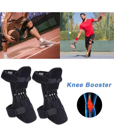Joint Support Knee Pads - Upgraded Power Lift Stabilizer Brace for Men | Breathable Knee Protection for Sports & Training - Buy Online on GoSupps.com