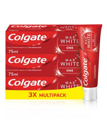 Colgate Toothpaste Set Max White White 3 x 75 ml Max White One 75 ml (pack of 3) - Buy Online on GoSupps.com