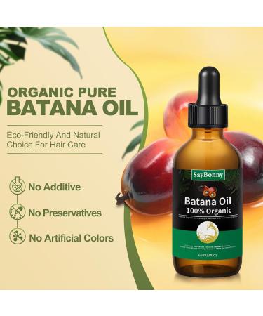 Batana Oil from Honduras - 100% Pure & Natural Hair Growth Treatment for All Hair Types | 2.02 fl oz - Buy Online on GoSupps.com