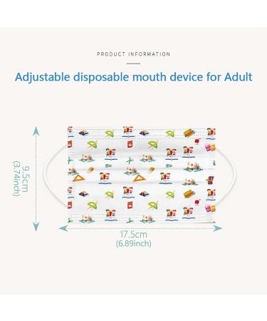 Kids Disposable Face_Mask Children Outdoor Back To School Supplies 3-Ply Breathable Auti-Dust Mouth Nose Protective Covers H-100pcs Kids - Buy Online on GoSupps.com