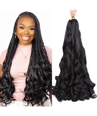 French Curly Braiding Hair Pre Stretched 20 Inch 8 Packs Bouncy Loose Wavy Braiding Hair Hot Water Setting Yaki Texture French Curl Braiding Hair Extensions for Black Women(20 Inch 1B) 1B 20 Inch (Pack of 8) - Buy Online on GoSupps.com