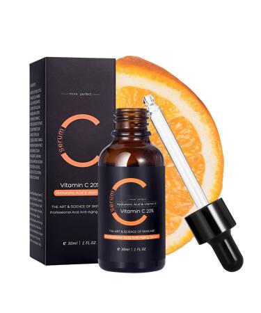 IZBEAUVO Vitamin c Serum for Face with Hyaluronic Acid Dark Spot Remover Anti Aging and Anti Wrinkle Serum Hydrating Serum with vit C & E Sun Damage Restore&Boost Collagen Smoothing Fine Lines