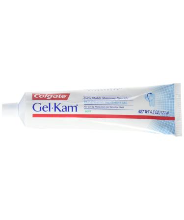 Colgate  PPAX1176035  Gel-Kam Fluoride Preventive Treatment  Gel Mint Flavor  4.30 Ounce Tube  1 Pack 4.3 Ounce (Pack of 1) - Buy Online on GoSupps.com