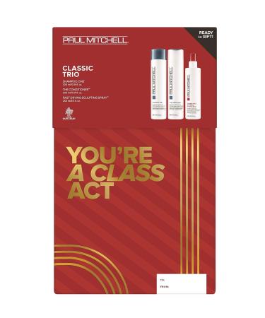 Paul Mitchell Classic Holiday Gift Set Shampoo Conditioner + Hairspray For All Hair Types - Buy Online on GoSupps.com