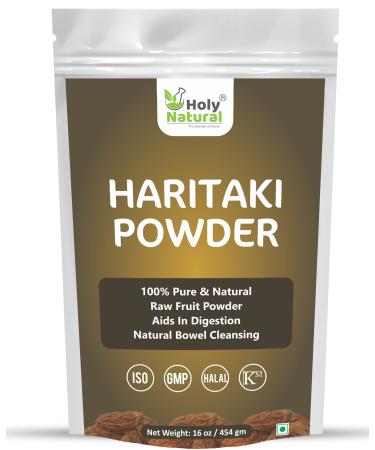 Haritaki Powder Without Seeds 16 Oz I Natural Very Good for Bowel and Digestion