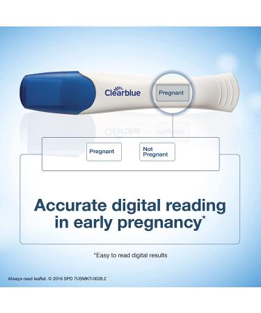 Clearblue Digital Pregnancy Test with Smart Countdown - 2 Pack | Accurate & Easy to Use - Buy Online on GoSupps.com