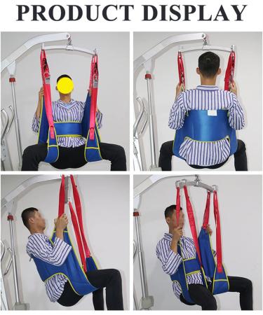 Patient Lift Sling 507lb Weight Capacity Transfer Sling with Waist Fasteners Straps and Armpit Pads Nylon Adjustable Patient Aid Device for Patient Elderly Toileting Shower Lifting - Buy Online on GoSupps.com