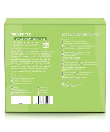 Handpicked Gluten-Free Green Tea Bags (100 Count) | Pure No Glue No Bleach | Hot & Cold Brew Kombucha Tea - Buy Online on GoSupps.com
