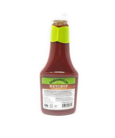 OrganicVille Gluten-Free Ketchup 24oz (4-Pack) | Organic & Delicious - Buy Online on GoSupps.com