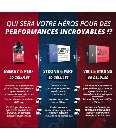 Men's Testosterone Formula | Men's Performance | Strength Energy Endurance | 90 Capsules for Blood Circulation | Ginseng MACA - Cola - Vitamins and Minerals | TRYVITE Energy & Performance - Buy Online on GoSupps.com