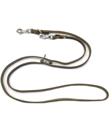 Double Linen Dog Liner for Small & Large Dogs - Adjustable 2m Olive Green | Durable & Stylish - Buy Online on GoSupps.com