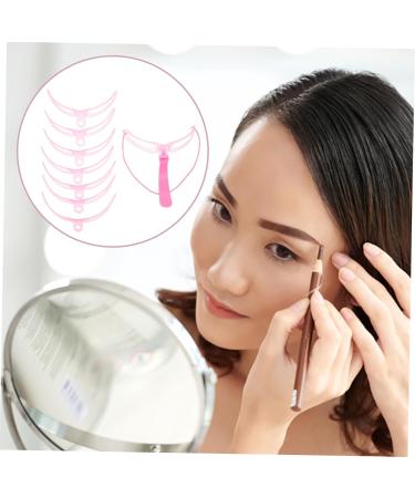 FOMIYES 6 Sets Eyebrow Aid Eyebrow Pen Household Eyebrow Tool Four Generations Replaceable Eyebrow Card 1 count (Pack of 1) Pinkx2pcs - Buy Online on GoSupps.com