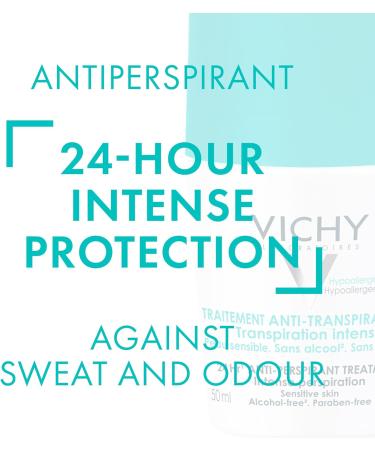 Vichy 48 Hour 'No-Trace' Anti-Perspirant Deodorant Roll On 50 ml (Pack of 2) - Buy Online on GoSupps.com